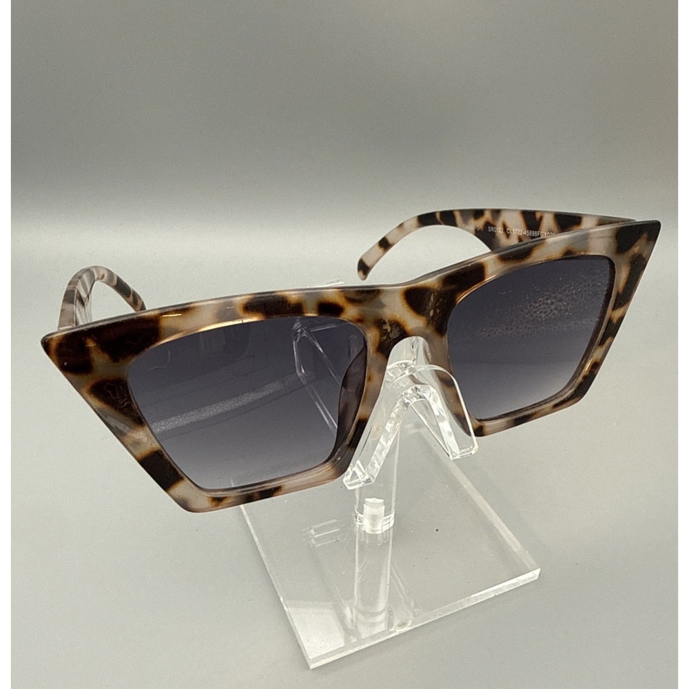Cat Eye Sunglasses Dark Tortoise Frame Purple Gradient Polarized by Foster Grant